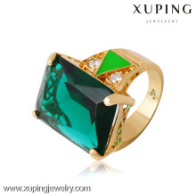 13719 Xuping vergoldete Ringe mit großem Stein